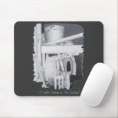 Stillleben zeichnend Gartengeräte für Gärtner Mousepad (Mit Mouse)