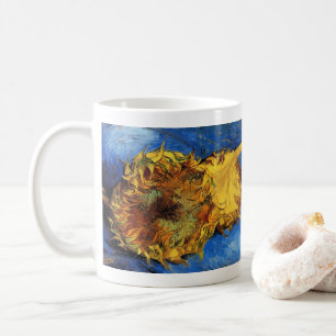 Stillleben Zwei geschnittene Sonnenblumen von Vinc Kaffeetasse