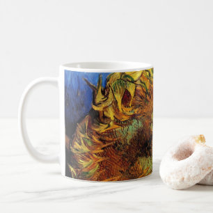 Stillleben Zwei geschnittene Sonnenblumen von Vinc Kaffeetasse