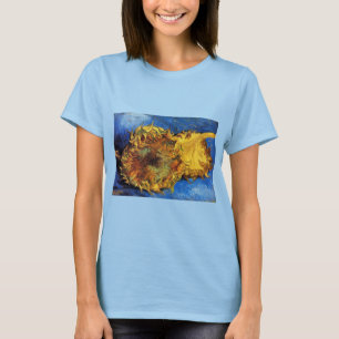 Stillleben Zwei geschnittene Sonnenblumen von Vinc T-Shirt