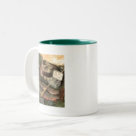 Stillleben Zweifarbige Tasse (Vorderseite Links)
