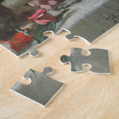 Stilllebenmalerei mit Ventilator und Rose Puzzle (Seite)