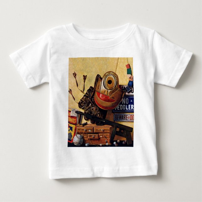 Stilllife of Boys Toys Baby T-shirt (Vorderseite)