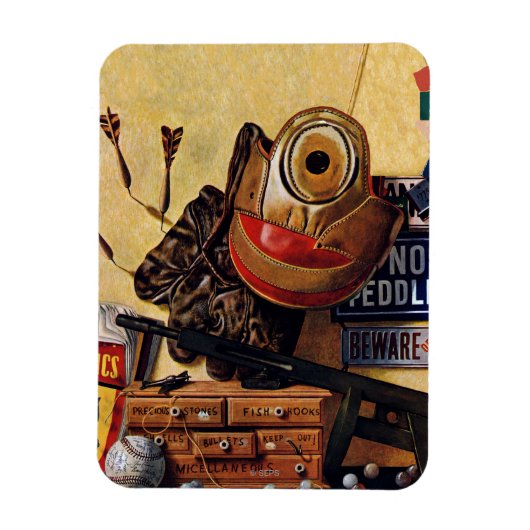 Stilllife of Boys Toys Magnet (Vertikal)
