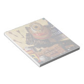 Stilllife of Boys Toys Notizblock (angewinkelt)