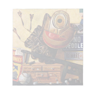 Stilllife of Boys Toys Notizblock