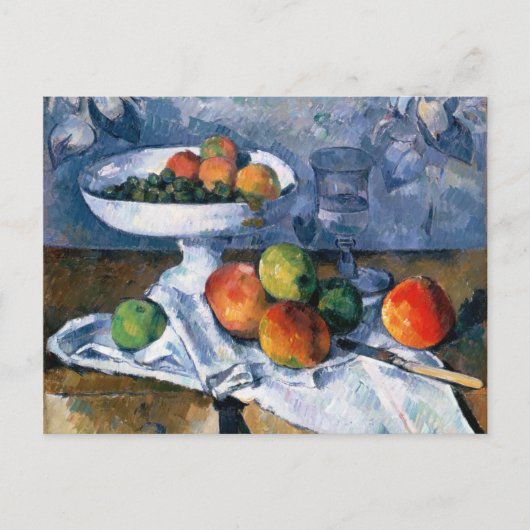 Stilllife with Fruit Dish Postkarte (Vorderseite)