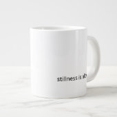 Stillness Is Allowed – Beruhigende Tasse (Vorderseite Rechts)
