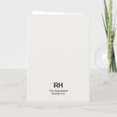 Stillness Is Allowed–Gentle Support Greeting Card Karte (Rückseite)