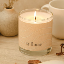 Stillness Sand Waves Scented Jar Candle