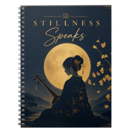 Stillness spricht | Achtsamkeits-Notizbuch Notizblock
