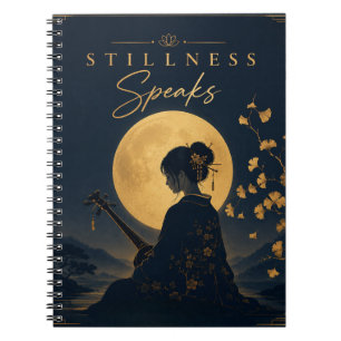 Stillness spricht Achtsamkeits-Notizbuch Notizblock