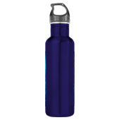 Stillness spricht | Meditation Celestie Art Edelstahlflasche (Rückseite)