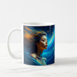 Stillness spricht | Meditation Celestie Art Kaffeetasse
