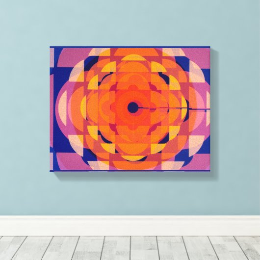 Stillogos der CBC-1970er Leinwanddruck (Insitu (Holzboden))