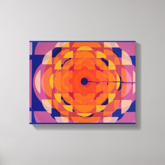 Stillogos der CBC-1970er Leinwanddruck (Vorderseite)