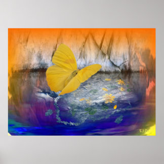 STILLOSIGKEIT DER BUTTERFLY WINGS POSTER