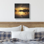 Stillsee Leinwanddruck (Insitu (Schlafzimmer))