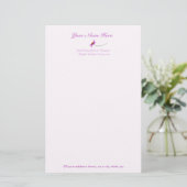 Stillstand Blume: 5,5 x 8,5 Briefpapier (Stehend Vorderseite)