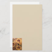 Stillstand-Blume Briefpapier (Vorne/Hinten)