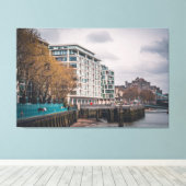 Stillstand der Südbank Leinwanddruck (Insitu (Holzboden))