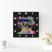 Stillstand im 80er quadratische wanduhr (Zuhause)