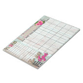 Stillstand Schreibtisch Kalender-Notepad Notizblock (angewinkelt)