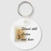 Stillstand und Schlüsselanhänger hören (Vorderseite)