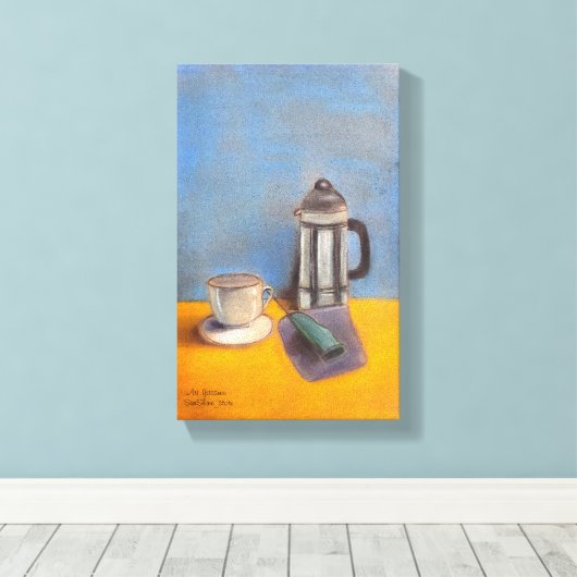 Stillstandsfarbe Leinwanddruck (Insitu (Holzboden))