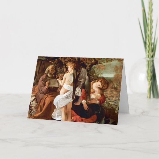 Stillstehen auf dem Flug in Ägypten durch Karte (Vorderseite)