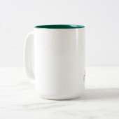 Stillstehen auf der Beute Zweifarbige Tasse (Vorderseite Links)