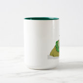 Stillstehen auf der Beute Zweifarbige Tasse (Mittel)