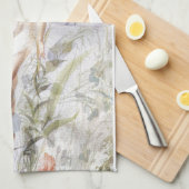 Stillstehen - Engel mit Lilien Geschirrtuch (Viertel Falte)