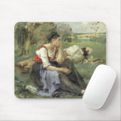 Stillstehende Bauern, 1877 Mousepad (Mit Mouse)