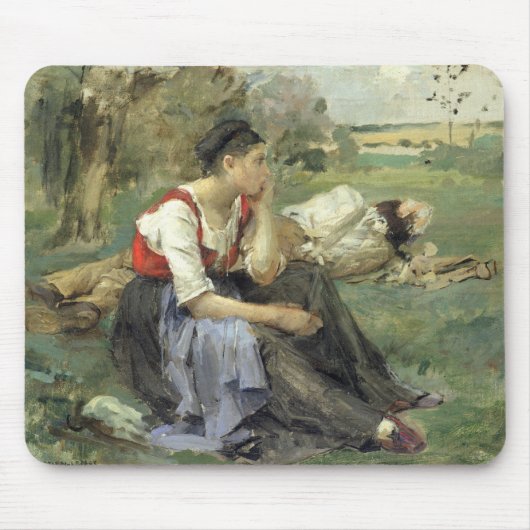 Stillstehende Bauern, 1877 Mousepad (Vorne)