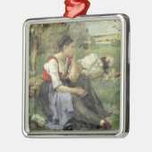 Stillstehende Bauern, 1877 Ornament Aus Metall (Links)