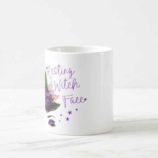 Stillstehende Hexe-Gesichts-Tasse Kaffeetasse (Mittel)