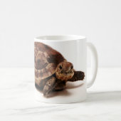 Stillstehende Schildkröte Kaffeetasse (VorderseiteRechts)
