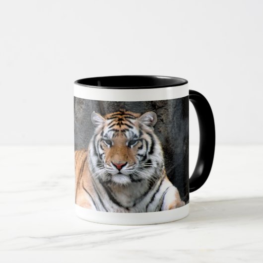 Stillstehende Tiger-Tasse Tasse (VorderseiteRechts)