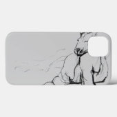 Stillstehender Athlet Case-Mate iPhone Hülle (Rückseite (Horizontal))