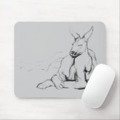 Stillstehender Athlet Mousepad (Mit Mouse)