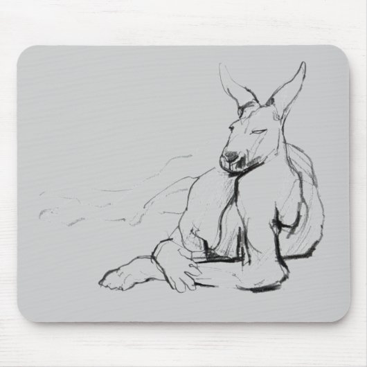 Stillstehender Athlet Mousepad (Vorne)
