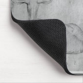 Stillstehender Hirsch Mousepad (Ecke)