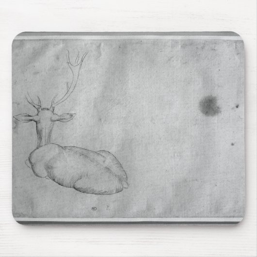 Stillstehender Hirsch Mousepad (Vorne)