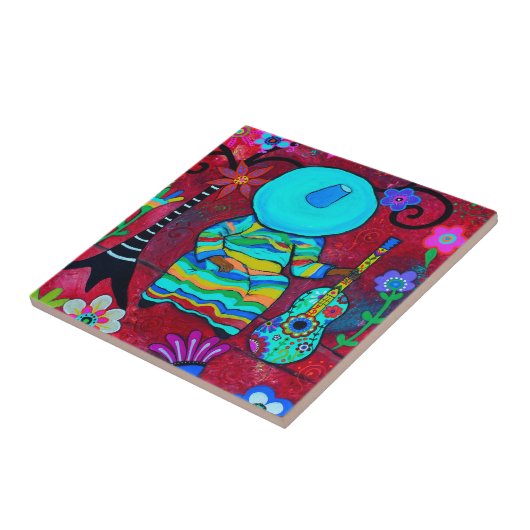 STILLSTEHENDER MARIACHI FLIESE (Seite)