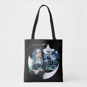 Stillstehendes Hexe-Gesicht Tasche