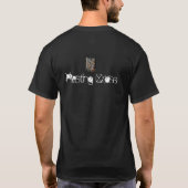 Stillstehendes Kreuz T-Shirt (Rückseite)