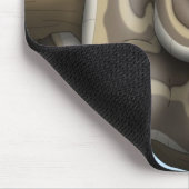 Stillstehendes Schlange mousemat Mousepad (Ecke)