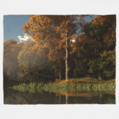 Stillwater (Herbst) Fleece Blanket (Vorderseite (Horizontal))