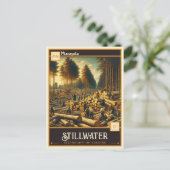 Stillwater, Minnesota | VINTAG Postkarte (Stehend Vorderseite)